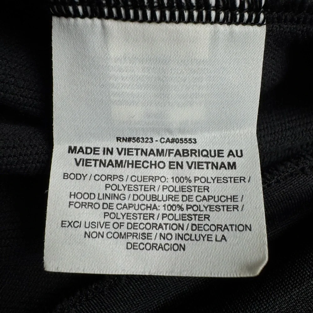 Nike Dri Fit Hoodie Pullover Just Do It Polyester Black Womens Medium M